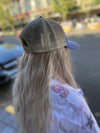 Football Hat - Blue with White Glitter - FOOTBALL